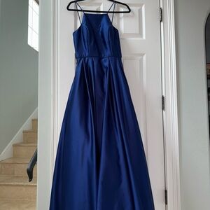 Betsy & Adam Royal Blue Dress